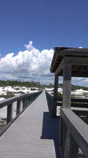 N from ramp end, vertical